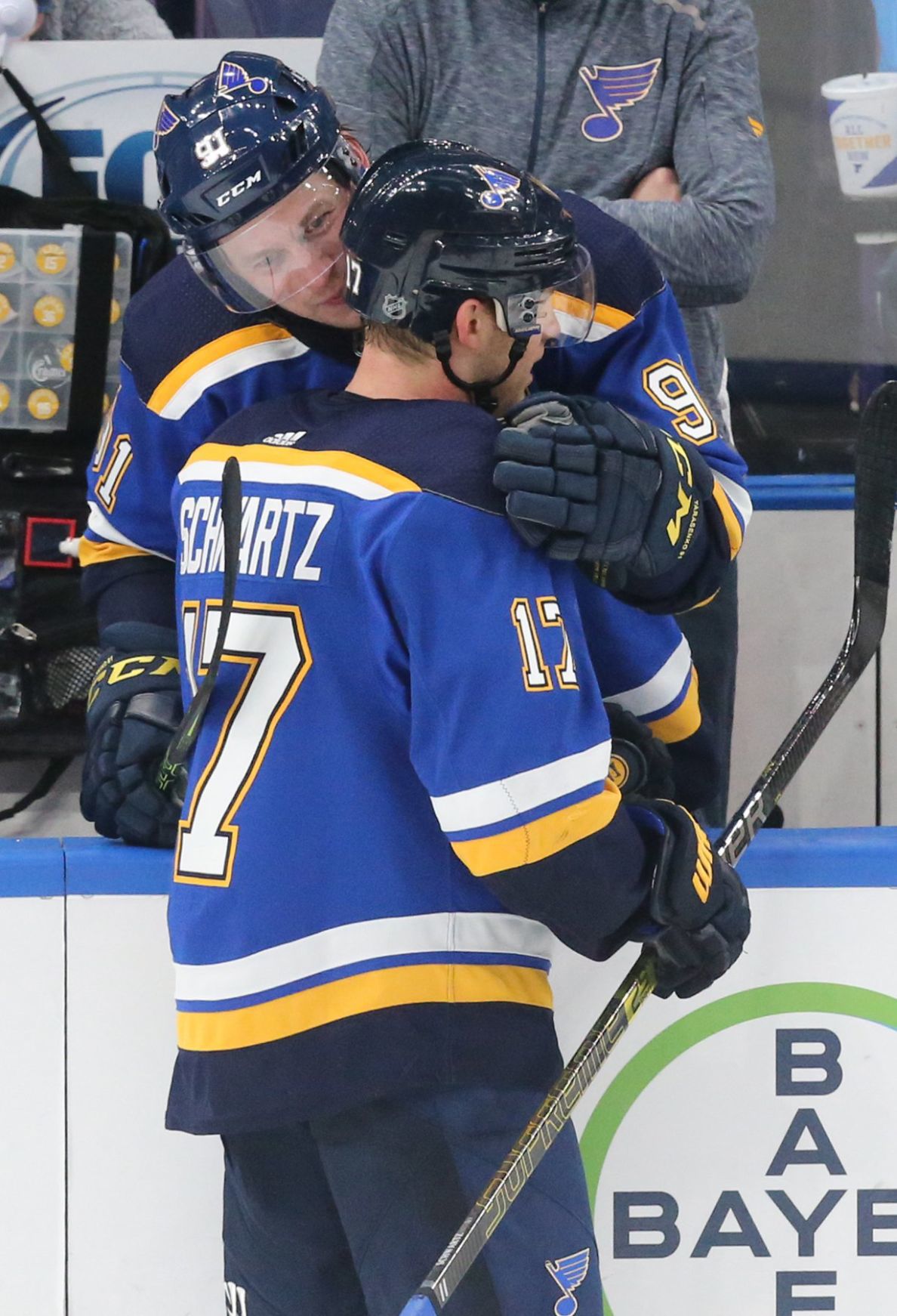 The Blues take on the Oilers at the Enterprise Center